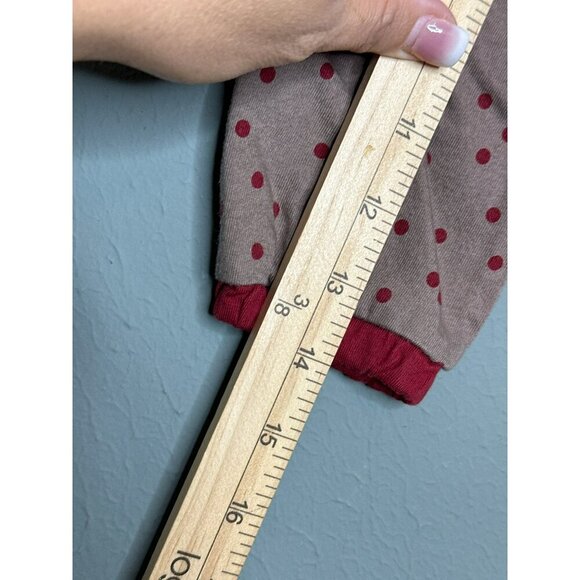 Hanna Andersson Girls5 / 110 cm Cranberry Set Dot LS Dress - Picture 9 of 11